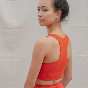 Girlfriend Collective Paloma bra in Tart